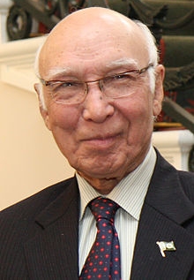 Pakistan's National Security Advisor Sartaj Aziz